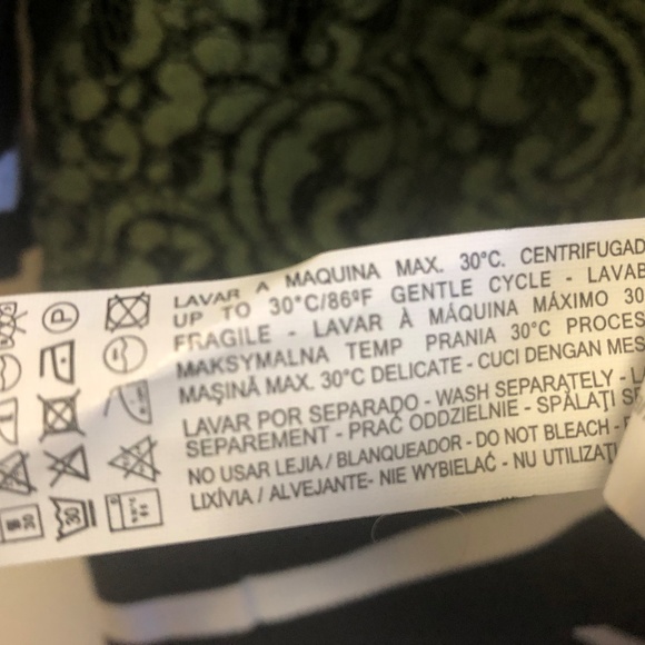 Zara long sweatshirt lace blouse - Picture 3 of 4